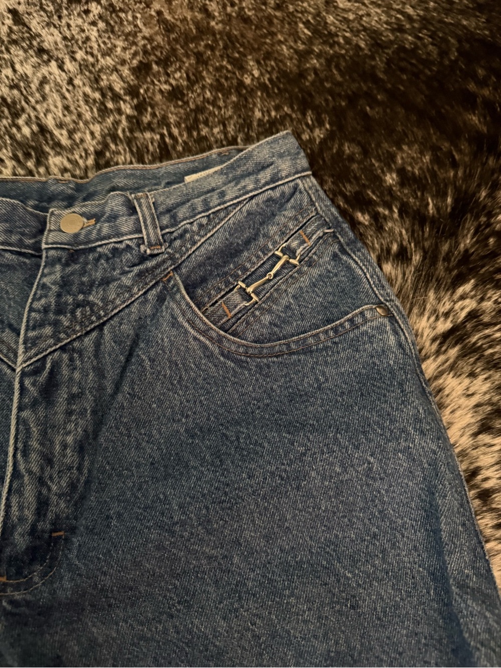 Classic Snaffle Bit Roper Denim - Picture 4 of 5